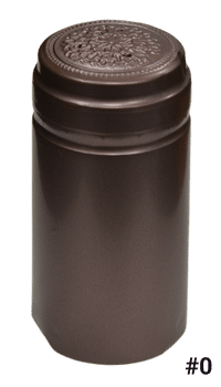 Heat Shrink PVC Capsule, #0 Rose Metallic 30x60mm