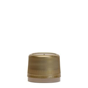 CT TE Plastic Knurled 18mm Gold
