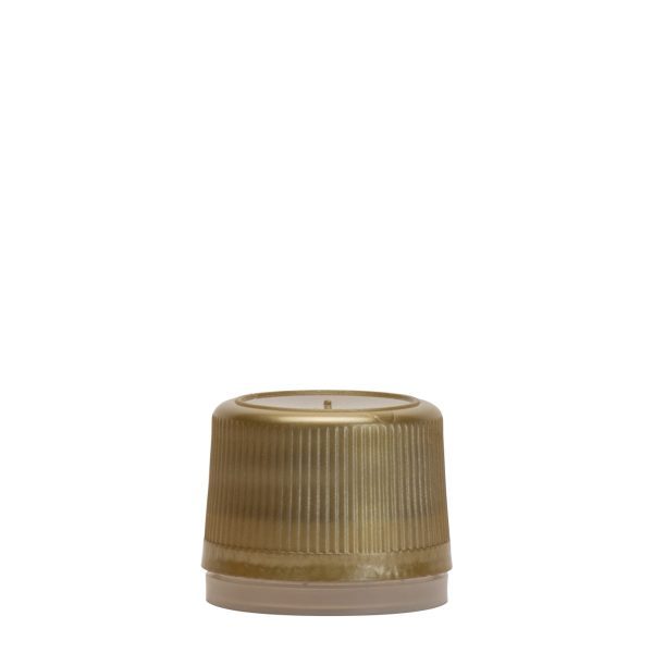CT TE Plastic Knurled 18mm Gold