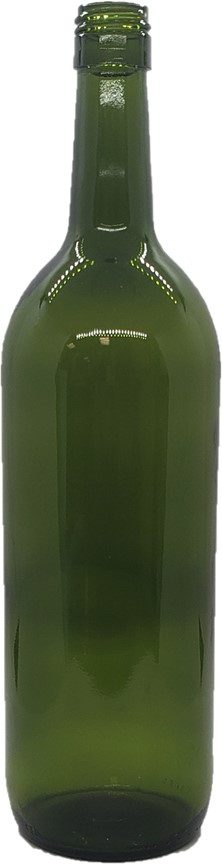 1 LITER BORDEAUX Champagne Green Stelvin 1L (Kraft)