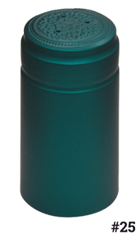 Heat Shrink PVC Capsule, #25 Turquoise 30x60mm