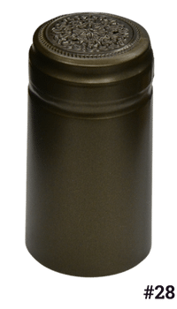 Heat Shrink PVC Capsule, #28 Smoke 30x60mm