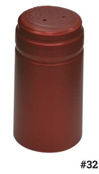 Heat Shrink PVC Capsule, #32 Cranberry 30x60mm