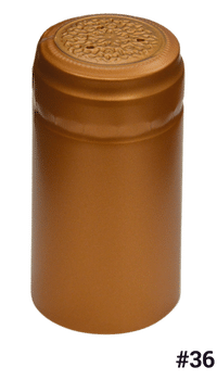 Heat Shrink PVC Capsule, #36 Copper 30x60mm