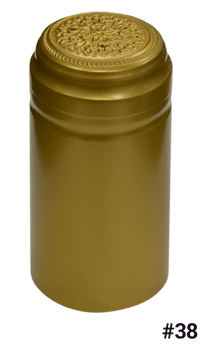 Heat shrink PVC Capsule, #38 Gold Special 30x60mm