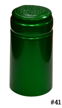 Heat Shrink PVC Capsule #41 Green Emerald 30x60mm