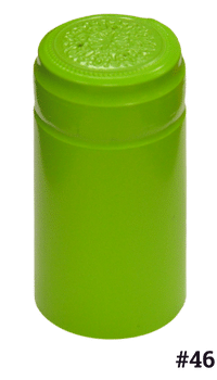 Heat Shrink PVC Capsule, #46  Green Apple 30x60mm