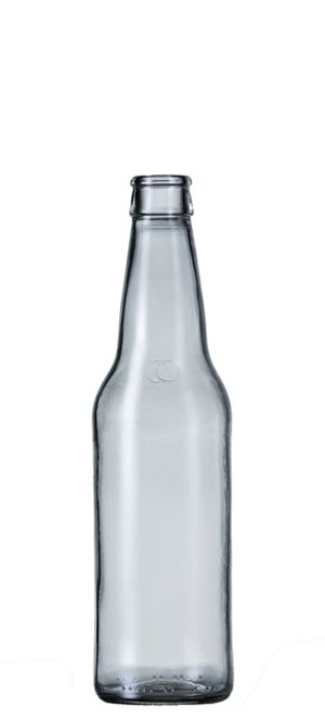 12oz flint colored beer bottle crown finish