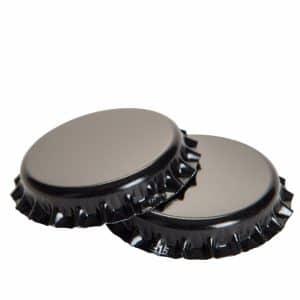 CROWN-Beer Pry Off Oxygen Scavenging Standard Steel 26mm Black
