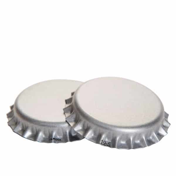 CROWN-Beer Pry Off Oxygen Scavenging Standard Steel 26mm Silver