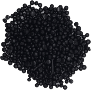 WAX-BEADS Black Non-Metallic 5 Lb Bag