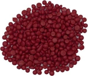 WAX - 1lb. Sealing Wax Brick or  5lb Beads, Red Bright Non-Metallic