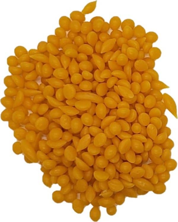 WAX - 1lb. Sealing Wax Brick or  5lb Beads, Yellow Bright