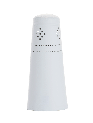 FOIL White Satin 34x123mm with Grillagé