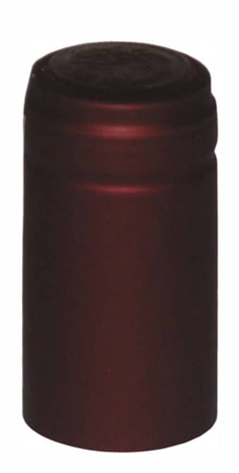 Heat Shrink PVC Capsule #2 Maroon Metallic 30x60mm RO tab