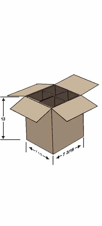 4 Pack Bottle Shippers