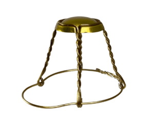 WIRE-w/Hood Metal 26.5mm Gold Beer