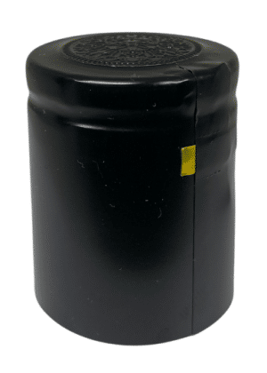 Heat Shrink PVC Capsule, #20 Black Satin 35x45mm RO tab