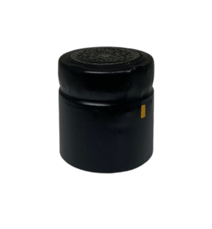 Heat Shrink PVC Capsule, #20 Black Satin 31x35mm