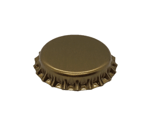 CROWN-Beer Pry Off Oxygen Scavenging Standard Steel 26mm Gold