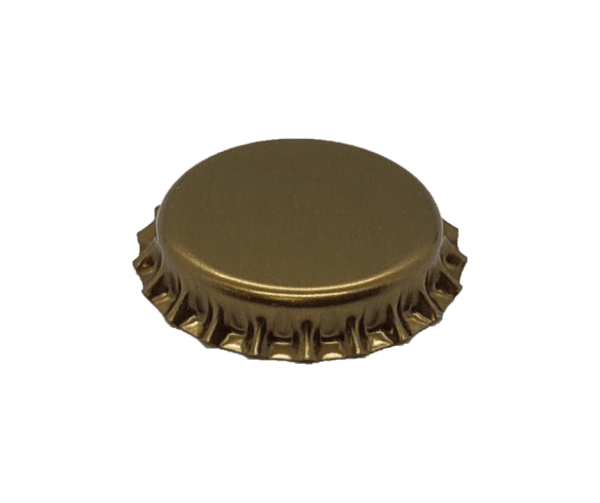 CROWN-Beer Pry Off Oxygen Scavenging Standard Steel 26mm Gold