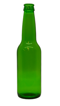 emerald green beer bottle 12oz