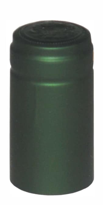 Heat Shrink PVC Capsule, #10 Green Metallic 32x60mm