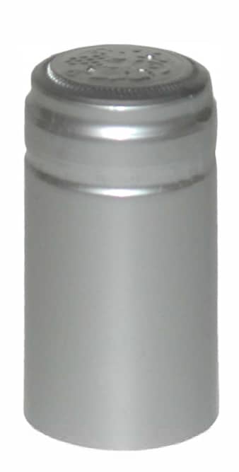 Heat Shrink PVC Capsule, #5 Silver Gloss 32x60mm