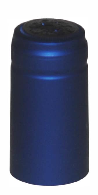 Heat Shrink PVC Capsule, #21 Blue Cobalt 34x65mm