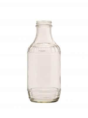 clear sauce jar