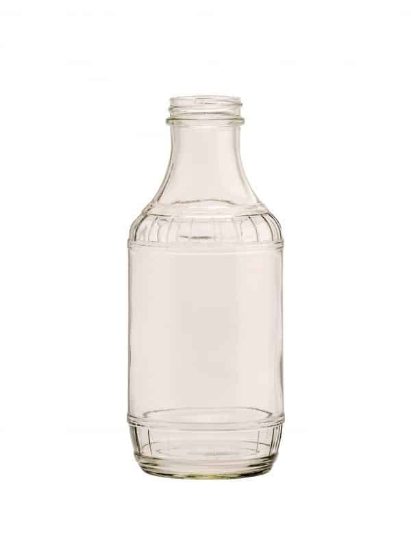 clear sauce jar